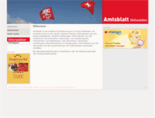 Tablet Screenshot of amtsblatt.unterwaldner.ch